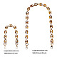 Givenny-eu 2pcs 2 style chaîne de câble acrylique poignées de sac(DIY-GN0001-04)-3