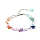 Bracelet multi-rangs de perles de rocaille rondes en verre pour femme adolescente(X1-BJEW-TA00018)-1