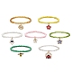 Ensemble de bracelets extensibles en perles de verre 7pcs 7 styles(BJEW-JB09001)-2