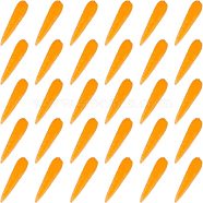 30Pcs PVC Carrot, Imitation Food, Play Food, for Dollhouse Accessories, Pretending Prop Decorations, Dark Orange, 19~20x4~5mm(AJEW-OC0003-14)