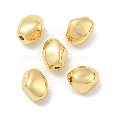 Golden Nuggets Alloy Beads