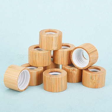 ARRICRAFT 12Pcs Bamboo Cover for DIY Eye Dropper of Essential Oil Bottle(FIND-AR0001-79)-4