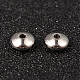 Intercalaires perles rondes plates en 304 acier inoxydable(X-STAS-M252-02)-1