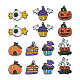 Beadthoven 21piezas 7 colgante de esmalte de aleación estilo Halloween(ENAM-BT0001-16)-1