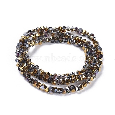 Electroplate Glass Beads Strands(EGLA-L021-HP01)-3