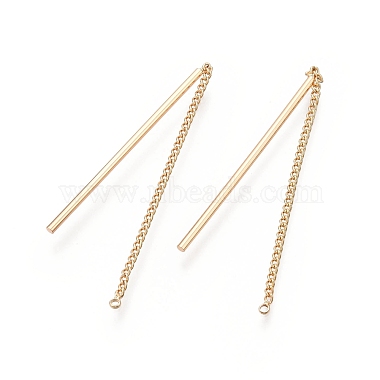 Real 18K Gold Plated Others Brass Stud Earring Findings