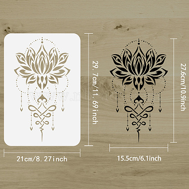 Plastic Drawing Painting Stencils Templates(DIY-WH0396-438)-2