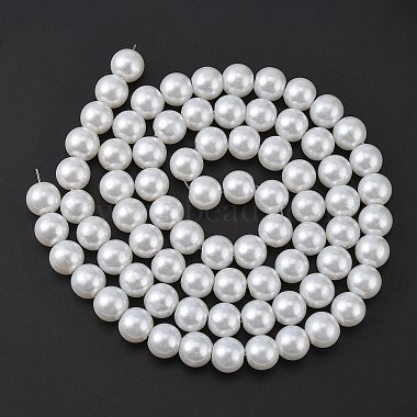 Glass Pearl Beads Strands(HY-10D-B01-1)-4