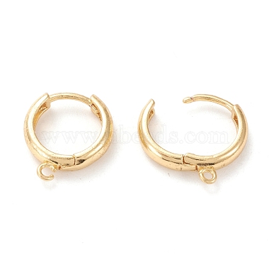 Brass Hoop Earring Findings(KK-F820-44G)-2
