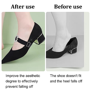 регулируемый ремешок для обуви на высоком каблуке из полиэстера(AJEW-WH0277-71)-6