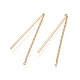 Brass Stud Earrings Finding(KK-G436-12G)-1