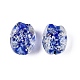 Handmade Foil Glass Beads(FOIL-N035-02B)-1