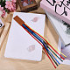 10Pcs PU Leather Bookmarks(AJEW-GL0003-03)-5