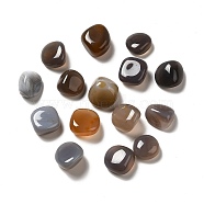 Natural Grey Agate Beads, Tumbled Stone, Healing Stones for 7 Chakras Balancing, Crystal Therapy, Vase Filler Gems, No Hole/Undrilled, Nuggets, 17~30x15~27x8~22mm(G-G979-A22)