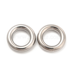 Non-Tarnish 304 Stainless Steel Linking Rings, Round Ring, 14x3mm, Inner Diameter: 8mm(STAS-D246-01A-03P)