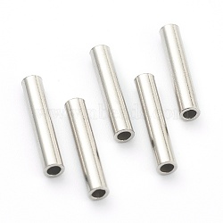 304 Stainless Steel Beads, Tube Beads, Stainless Steel Color, 16x3mm, Hole: 1.8mm(STAS-H160-05G-P)
