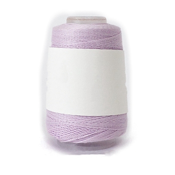 280M Size 40 100% Cotton Crochet Threads, Embroidery Thread, Mercerized Cotton Yarn for Lace Hand Knitting, Plum, 0.05mm