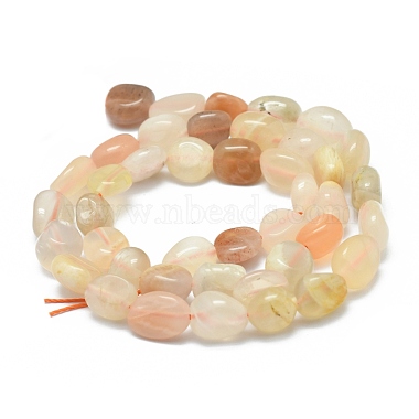 Natural Multi-Moonstone Beads Strands(G-O186-A22)-2