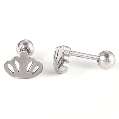 201 Stainless Steel Barbell Cartilage Earrings(EJEW-R147-05)-4