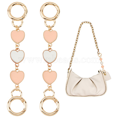 Pink Alloy Bag Extension Chains