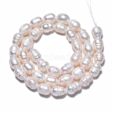 Natural Cultured Freshwater Pearl Beads Strands(PEAR-N012-07A)-2