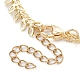 Brass Handmade Cobs Chain Link Bracelet Making(AJEW-TA00007)-3