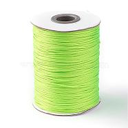 Korean Waxed Polyester Cord, Green Yellow, 1mm, about 85yards/roll(YC1.0MM-A101)