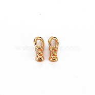 Brass Charms, Nickel Free, Column, Real 18K Gold Plated, 7x2mm(KK-S356-628-NF)