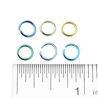 Цветы 6 алюминиевая проволока открыты кольца прыжок(ALUM-JP0001-01A)-3