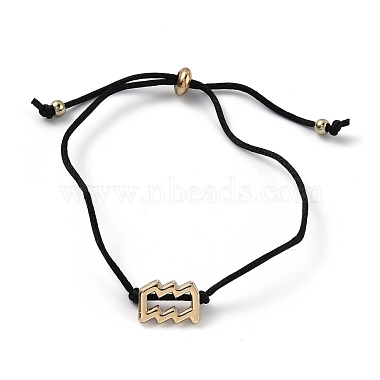 Adjustable Polyester Cord Slider Bracelets(BJEW-H540-A12-G)-3