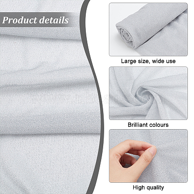 Polyester Spandex Stretch Fabric(DIY-WH0002-57D)-3