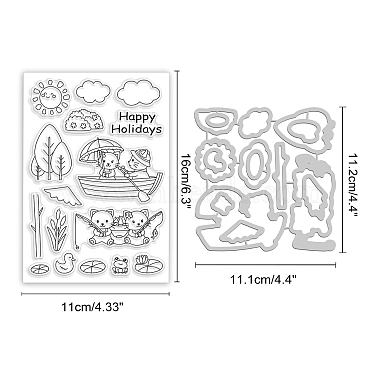 kits para hacer álbumes de recortes con temas navideños diy globleland(DIY-GL0003-84)-2