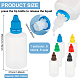 6 Sets 6 Colors Plastic Empty Dropper Bottle for Liquid(TOOL-BC0002-29)-2