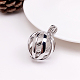 Brass Bead Cage Pendants(FIND-PW0008-03P)-1
