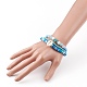 3Pcs 3 Styles Polymer Clay Heishi Beads Stretch Stackable Bracelets Sets(BJEW-JB05915)-5