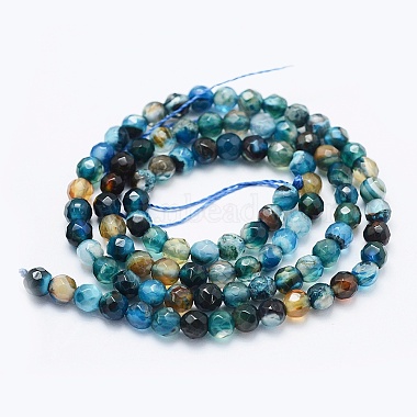 Natural Agate Beads Strands(X-G-E469-12D)-2