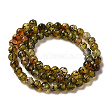 Natural Dragon Veins Agate Beads Strands(X-G-G515-6mm-02A)-3