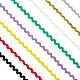 8 Strands 8 Colors Polyester Wave Bending Fringe Trim(OCOR-GF0002-41)-1