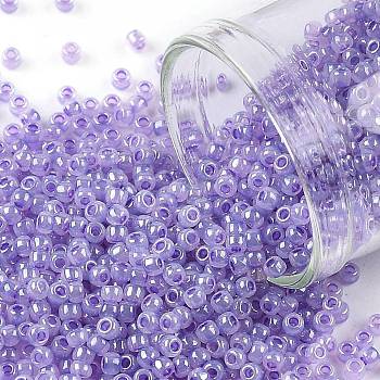 TOHO Round Seed Beads, Japanese Seed Beads, (916) Lavender Ceylon Pearl, 11/0, 2.2mm, Hole: 0.8mm, about 1110pcs/10g