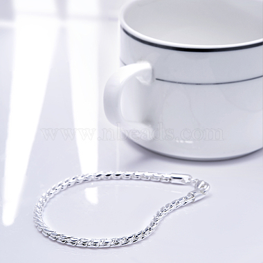 Environmental Brass Twisted Chain Bracelets(BJEW-AA00073-10A)-2