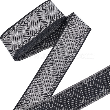 Polyester Embroidery Paillette Ribbon(OCOR-WH20003-46)-1