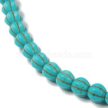 Synthetic Howlite Beads Strands(G-A211-16)-2