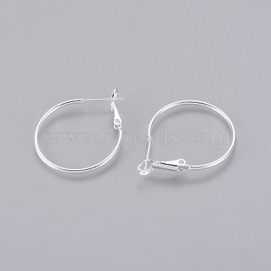 Brass Hoop Earrings(X-EC108-5S)-2