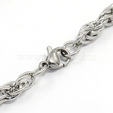 Fashionable 304 Stainless Steel Rope Chain Bracelet Making(X-STAS-A028-B054P)-2
