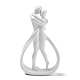 figurine de couple en résine pour la Saint-Valentin(AJEW-E057-02A)-1