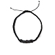 Coconut & Non-magnetic Synthetic Hematite Braided Bead Bracelet(BJEW-PH01415-08)-1