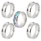 SUNNYCLUE 5Pcs 201 Stainless Steel Grooved Finger Ring Settings(FIND-SC0003-16P)-1