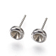 Accessoires de puces d'oreilles en 304 acier inoxydable(STAS-E446-02B-P)-1
