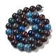 Natural Blue Opal Beads Strands(G-H045-A02-8MM-02)-5