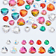 ahadermaker 36piezas 12 estilos forma de diamante redondeado coser en diamantes de imitación(GLAA-GA0001-54)-6